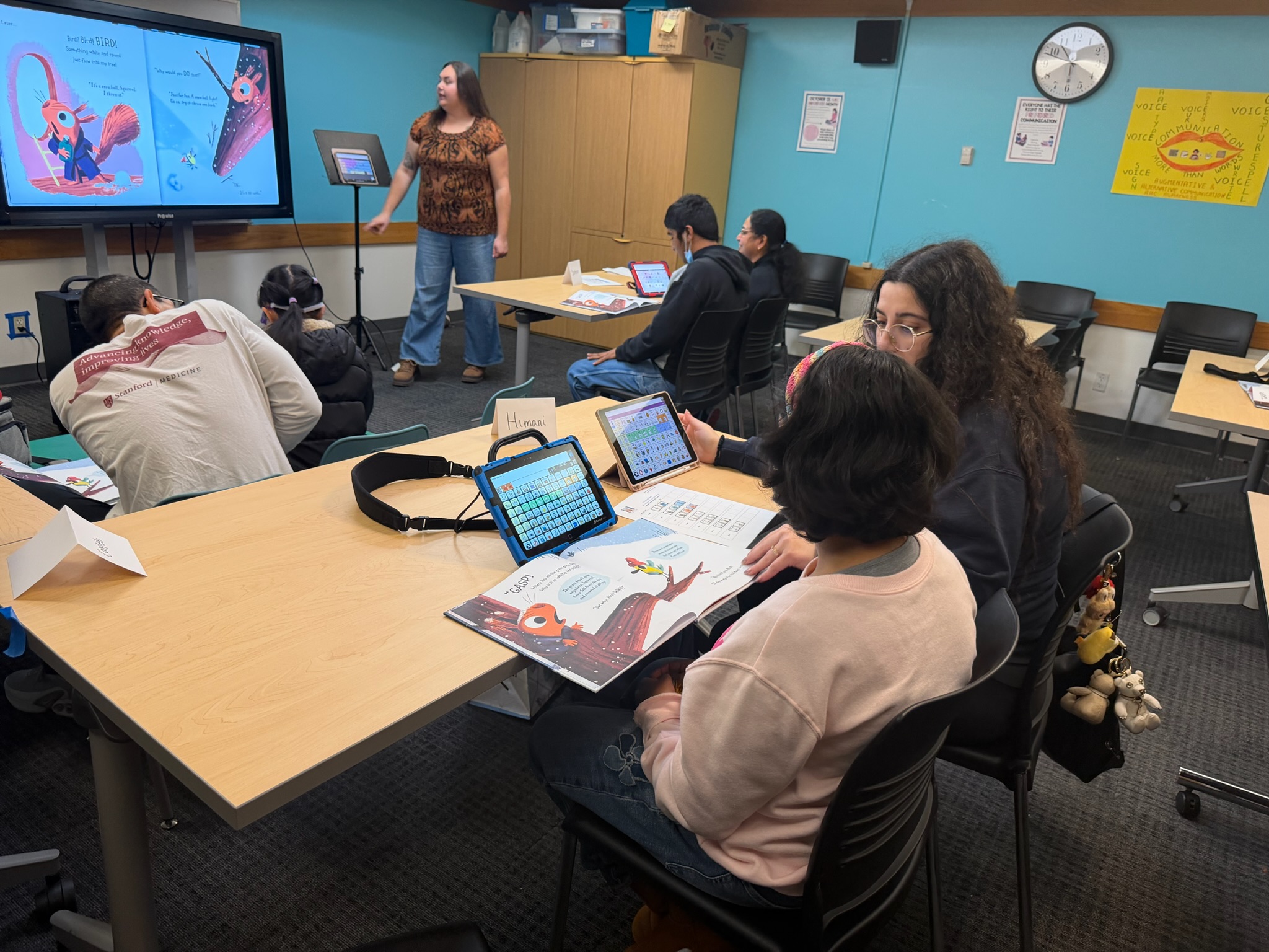 Sabena facilitating a session